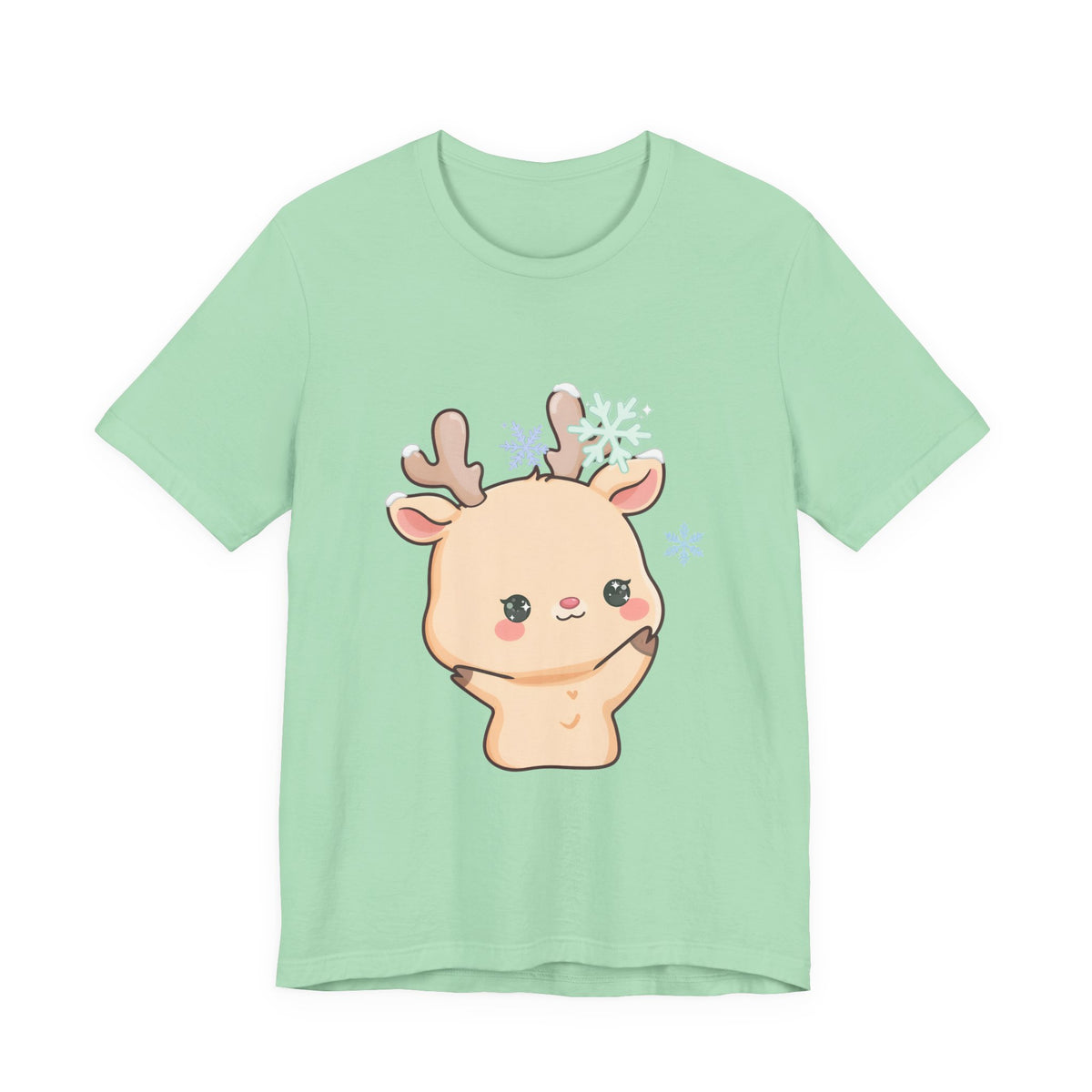 Kawaii Reindeer T-Shirt for Cute Winter Outfits