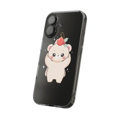 Kawaii Christmas Bear Phone Case for Cozy Holiday Days
