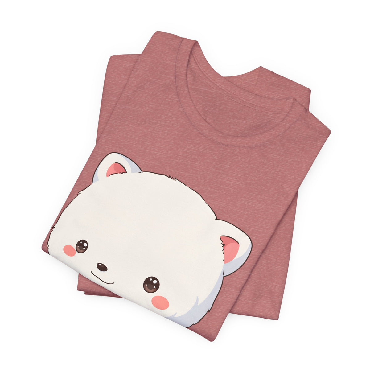 Kawaii Arctic Fox Christmas Tee for Cute Holiday Fans