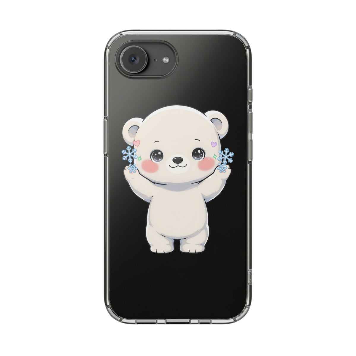Kawaii Polar Bear Phone Case for a Cozy Winter Gift