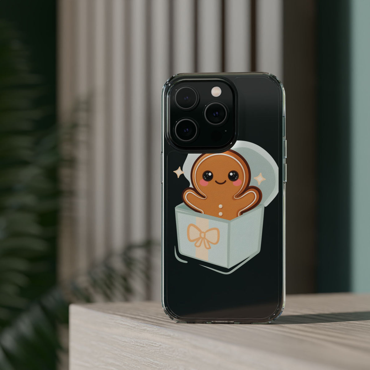 Gingerbread Man Phone Case – Kawaii Holiday Gift