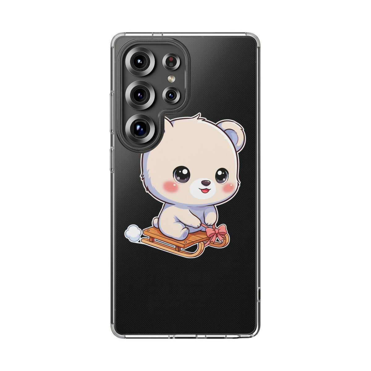 Kawaii Polar Bear Phone Case, Cute Winter Gift