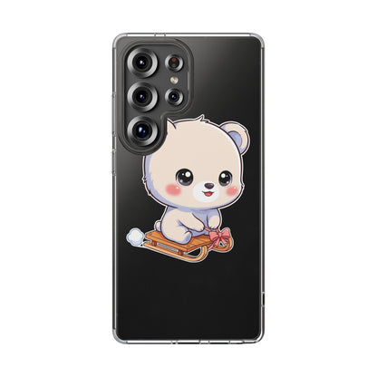 Kawaii Polar Bear Phone Case, Cute Winter Gift