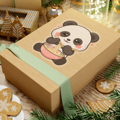 Kawaii Panda Ramen Sticker for Cozy Desk Decor