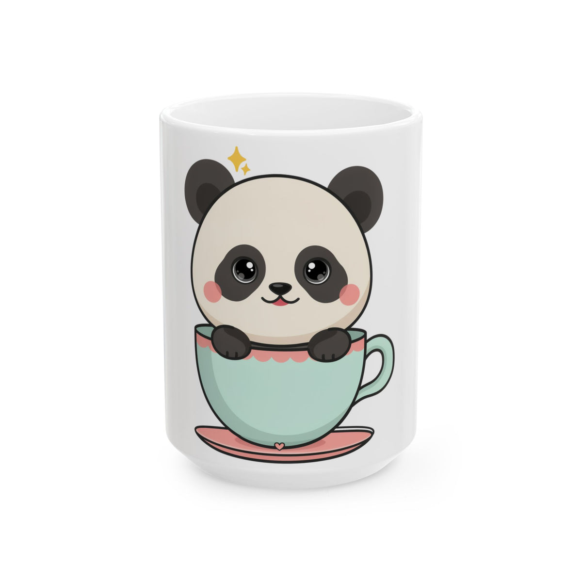 Kawaii Panda Mug, Cute Chibi Tea Cup Gift