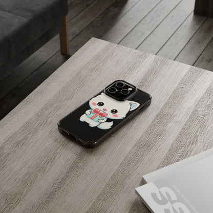 Kawaii Arctic Fox Phone Case with Gift