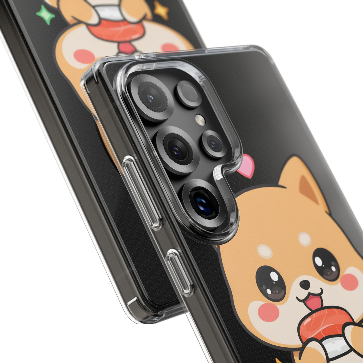 Kawaii Shiba Inu Phone Case for Sushi Lovers