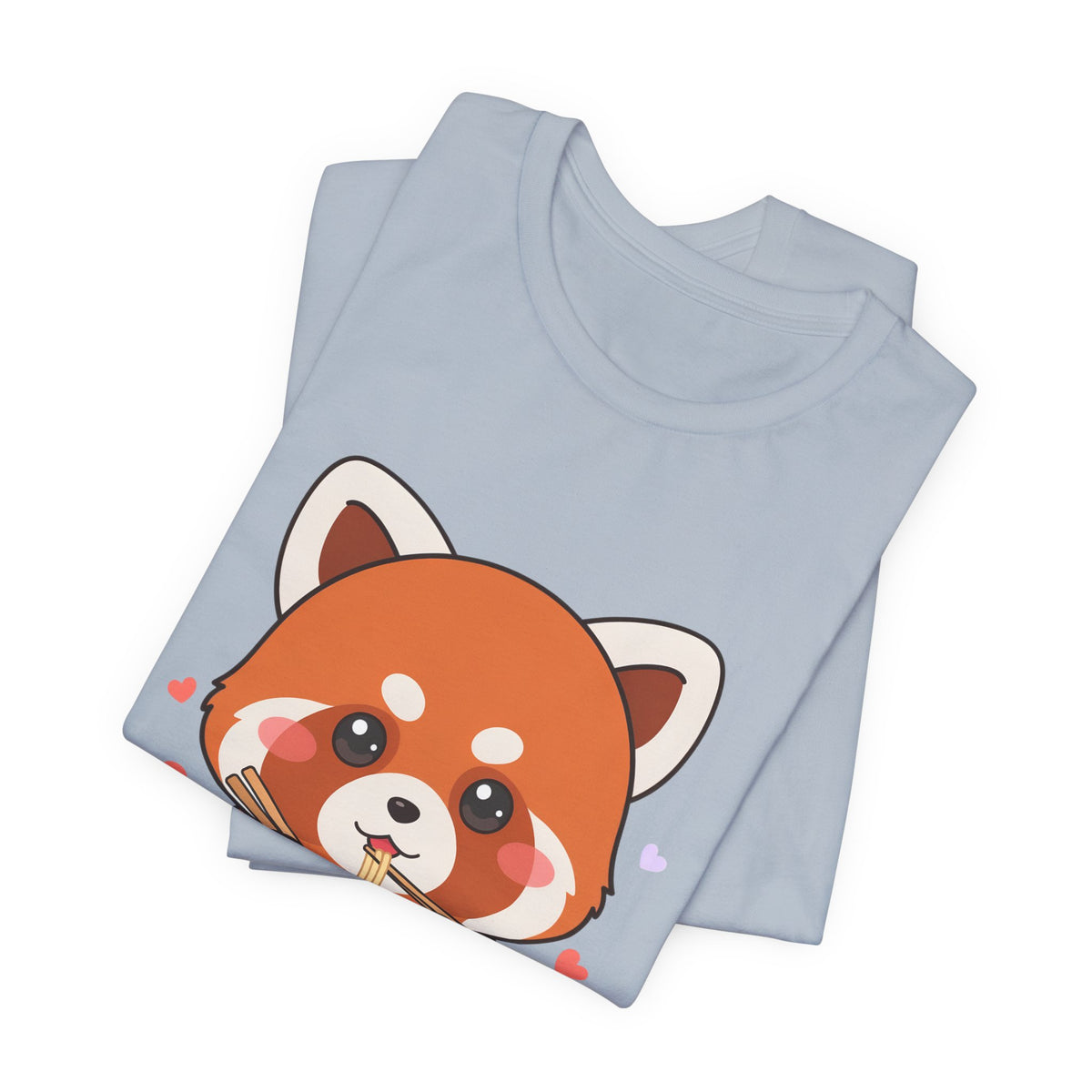 Kawaii Red Panda Ramen T-Shirt for Cozy Foodie Style