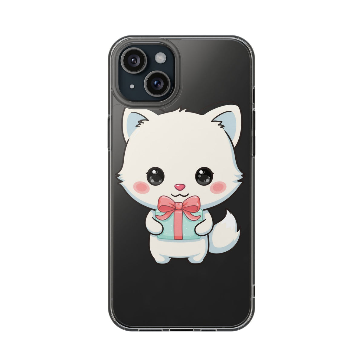 Kawaii Arctic Fox Phone Case with Gift