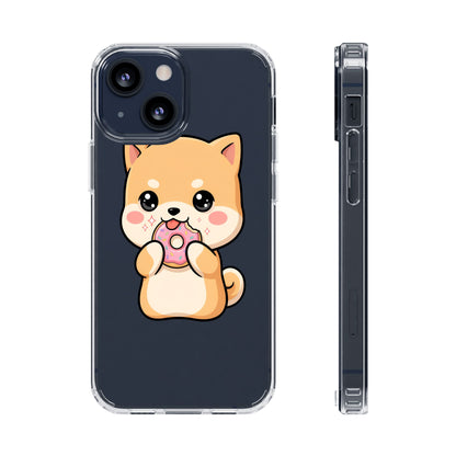 Kawaii Shiba Inu Phone Case with Donut