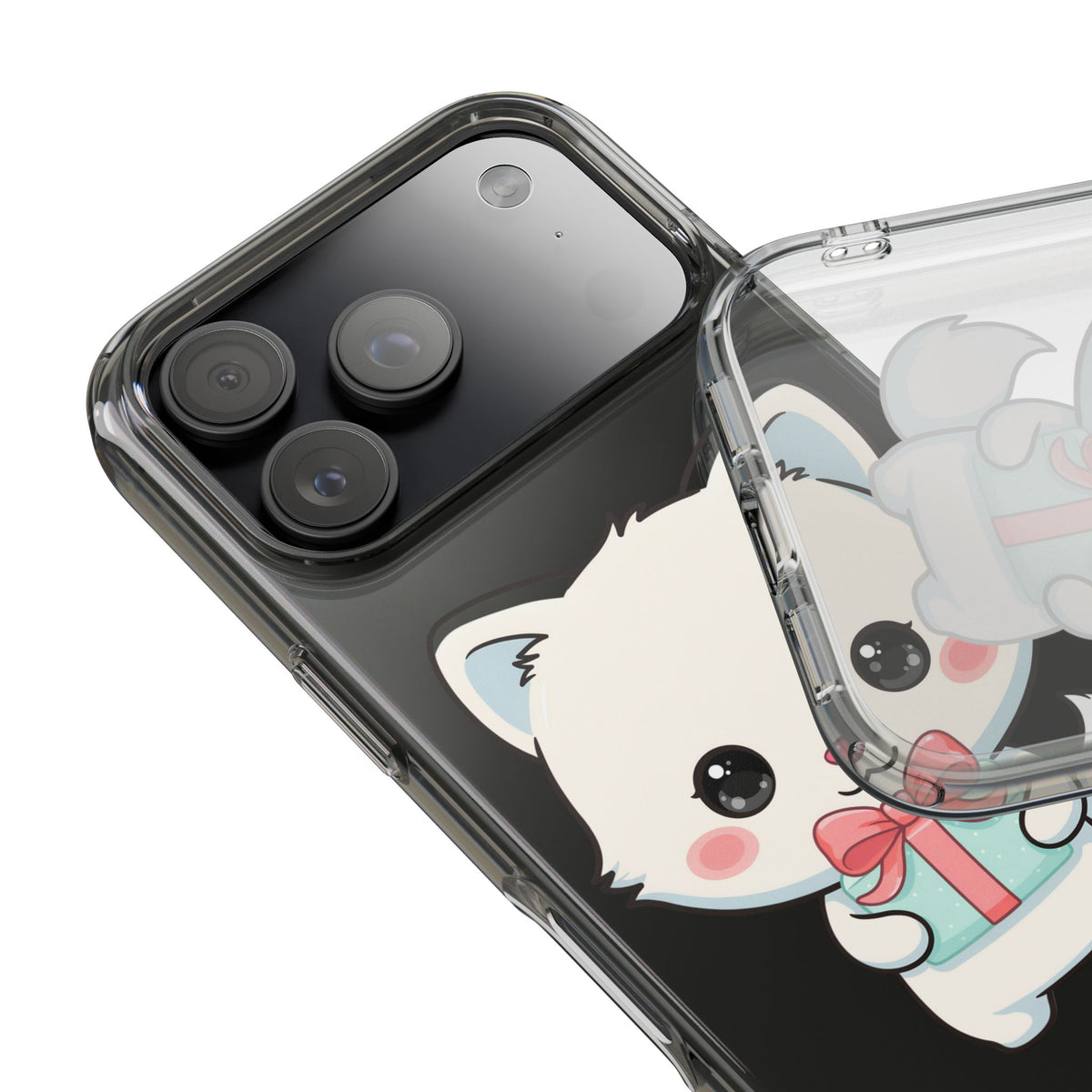 Kawaii Arctic Fox Phone Case with Gift