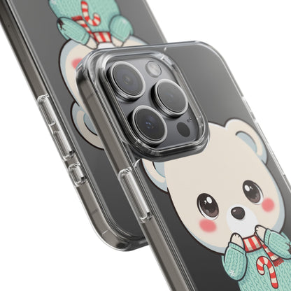 Kawaii Christmas Bear Phone Case for Holiday Season