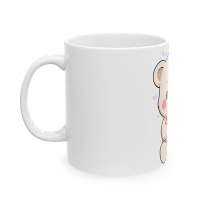 Hot Cocoa Bear Mug, Cute Winter Gift for Cozy Sips
