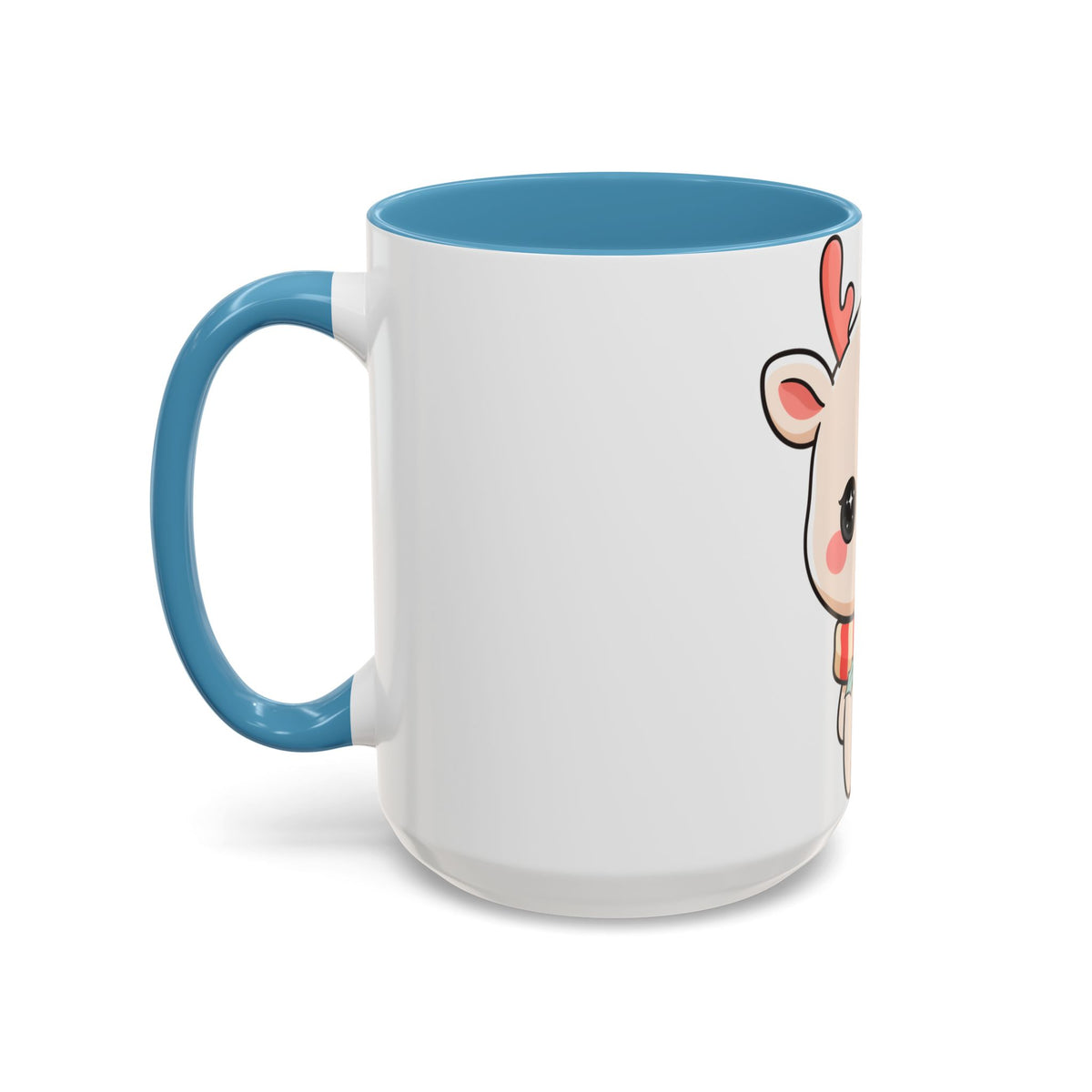 Kawaii Reindeer Christmas Mug for Holiday Fans