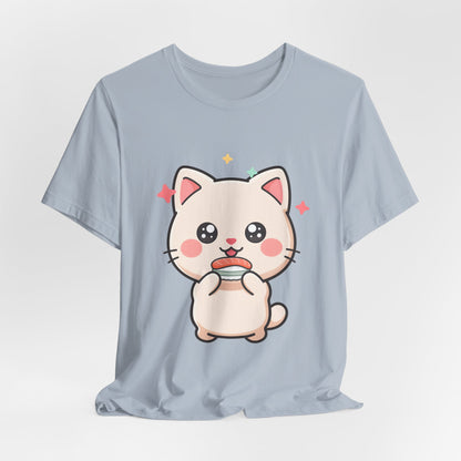 Kawaii Sushi Cat T-Shirt for Cat and Sushi Lovers