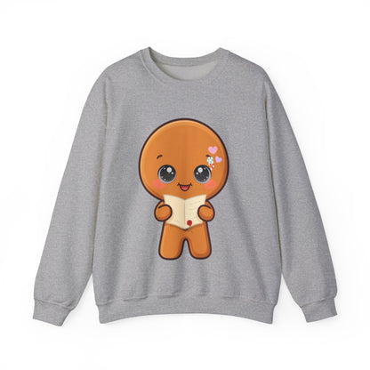 Christmas Gingerbread Sweatshirt: Kawaii Letter to Santa