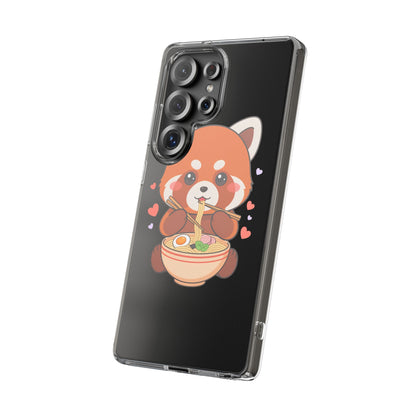 Red Panda Ramen Phone Case – Kawaii Food Lover Gift