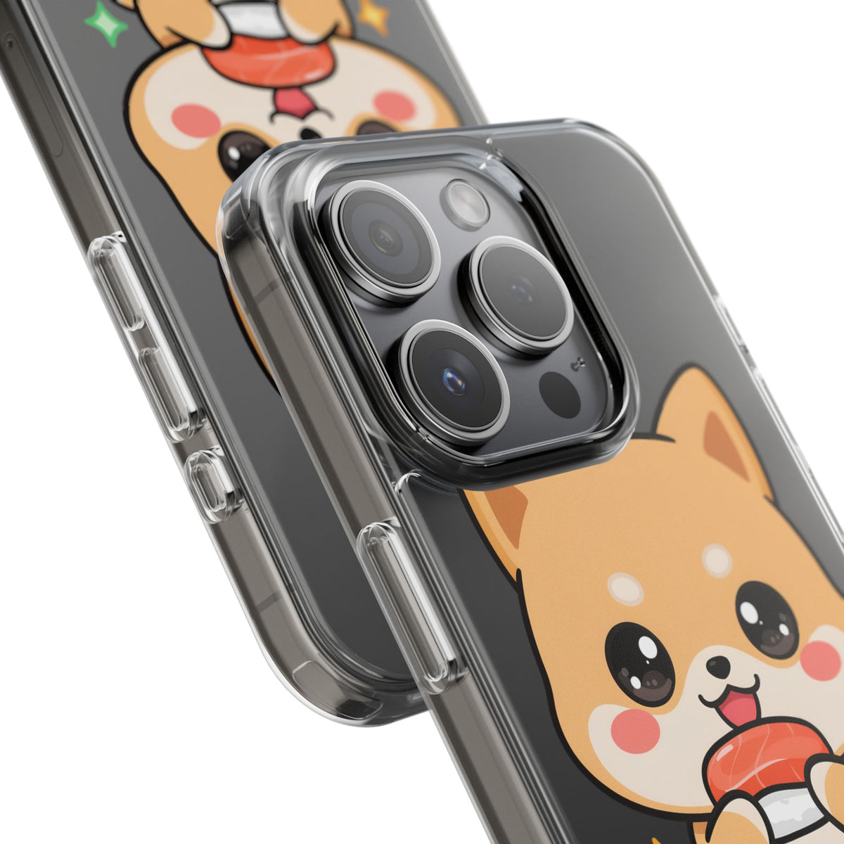 Kawaii Shiba Inu Phone Case for Sushi Lovers