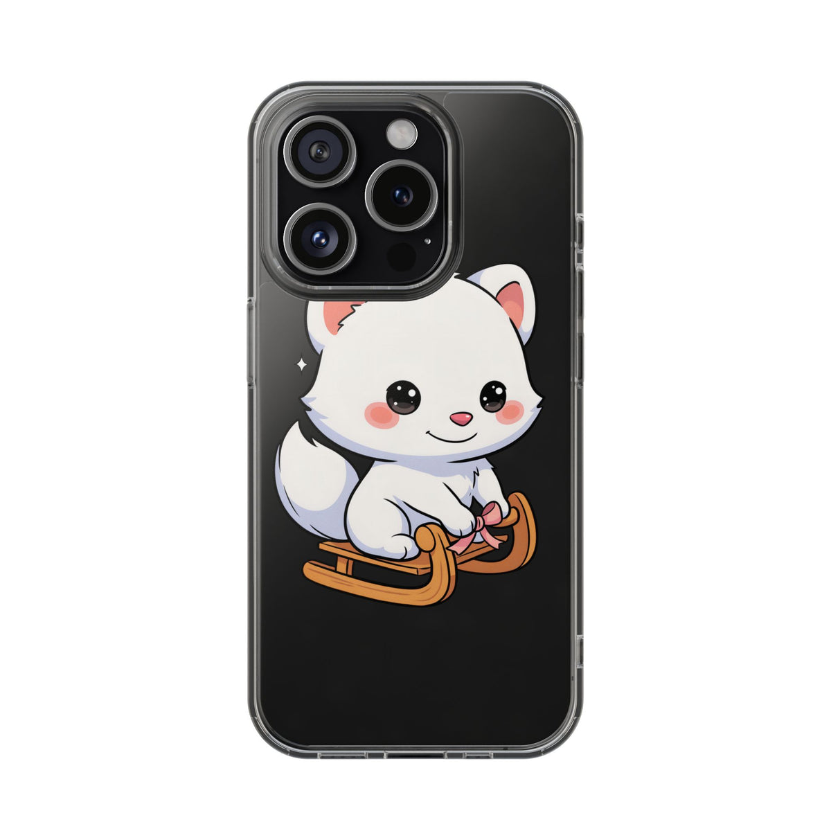 Kawaii Arctic Fox Phone Case for Cute Animal Lovers