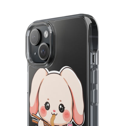Kawaii Ramen Bunny Clear Impact-Resistant Case