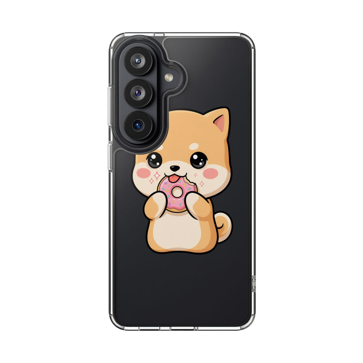 Kawaii Shiba Inu Phone Case with Donut