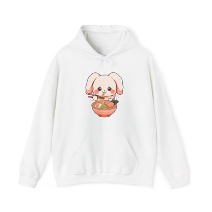 Kawaii Ramen Bunny Hoodie for Cute Foodie Style