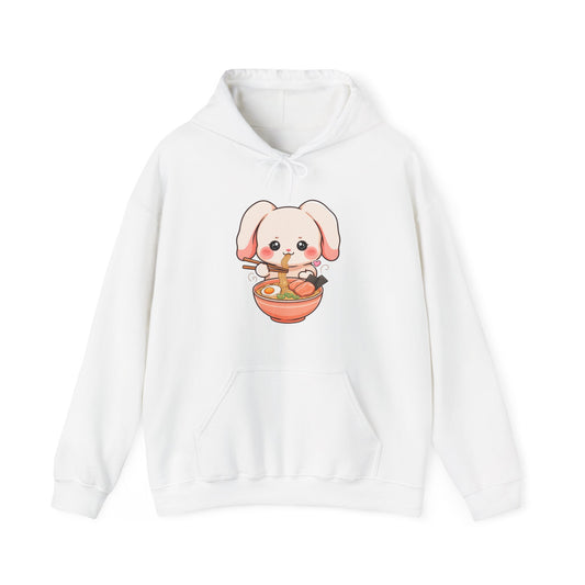 Kawaii Ramen Bunny Hoodie for Cute Foodie Style