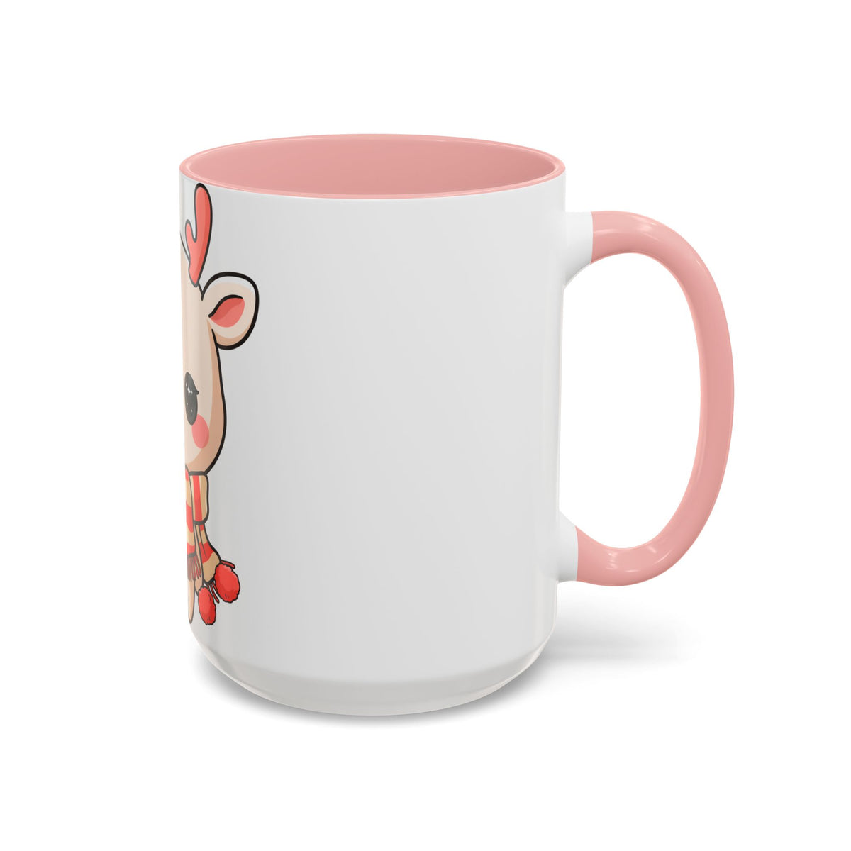 Kawaii Reindeer Christmas Mug for Holiday Fans