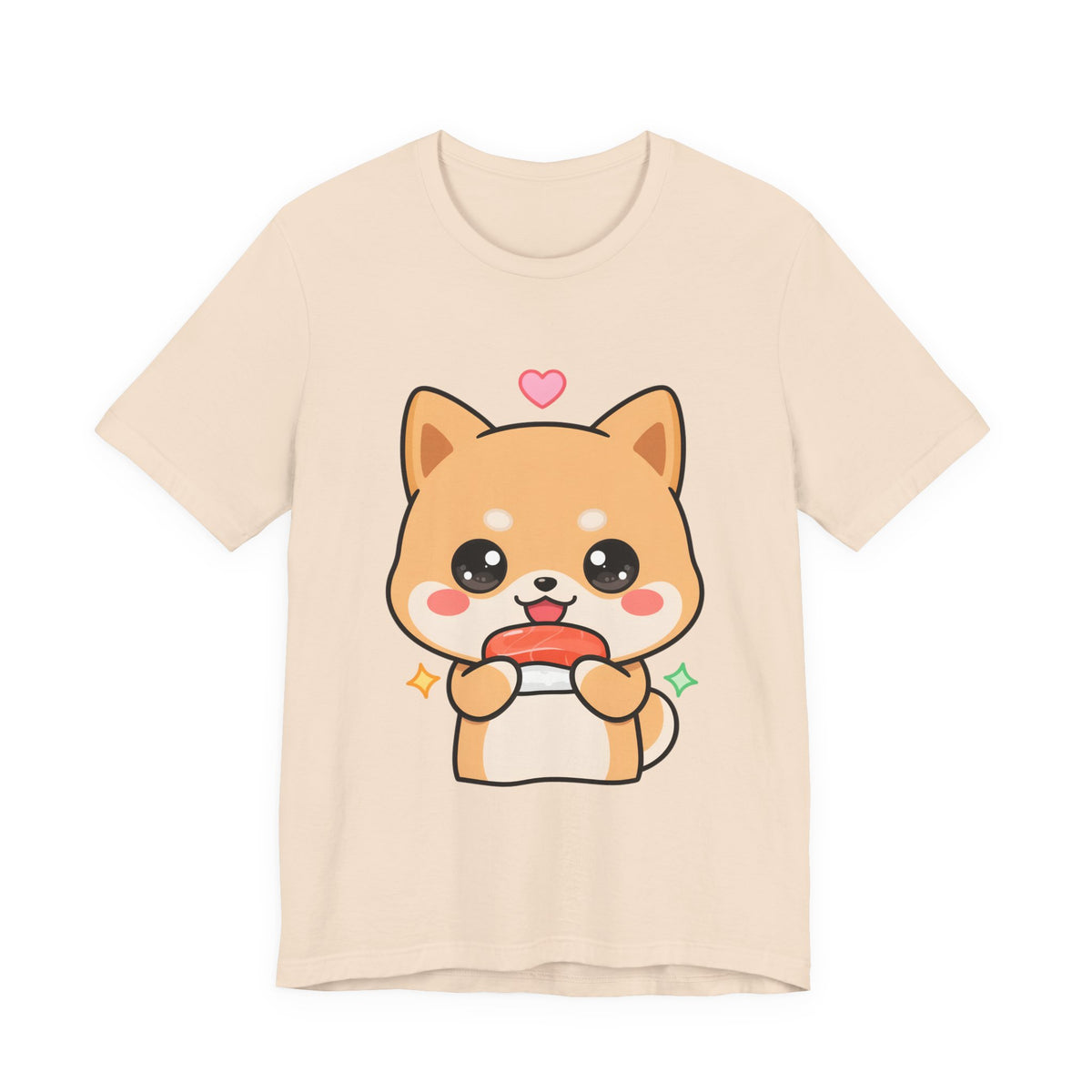 Kawaii Shiba Inu Sushi T-Shirt for Cute Food Lovers