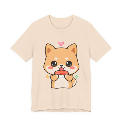 Kawaii Shiba Inu Sushi T-Shirt for Cute Food Lovers