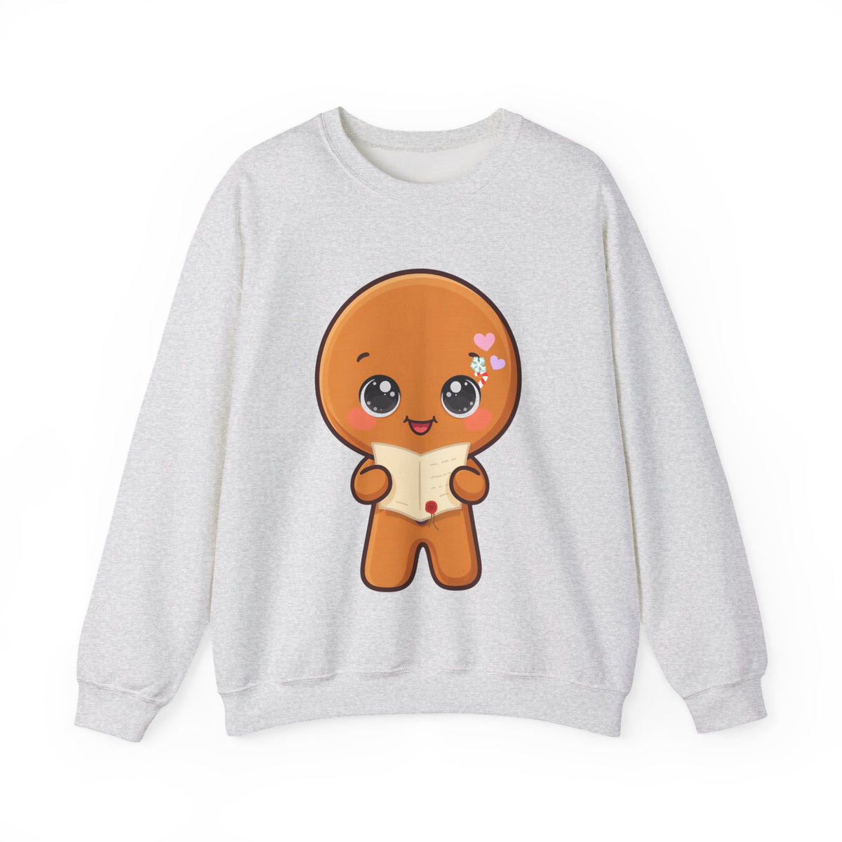 Christmas Gingerbread Sweatshirt: Kawaii Letter to Santa