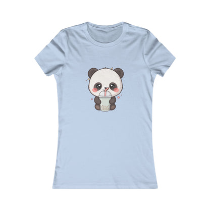 Kawaii Panda Bubble Tea Women's Favorite Tee