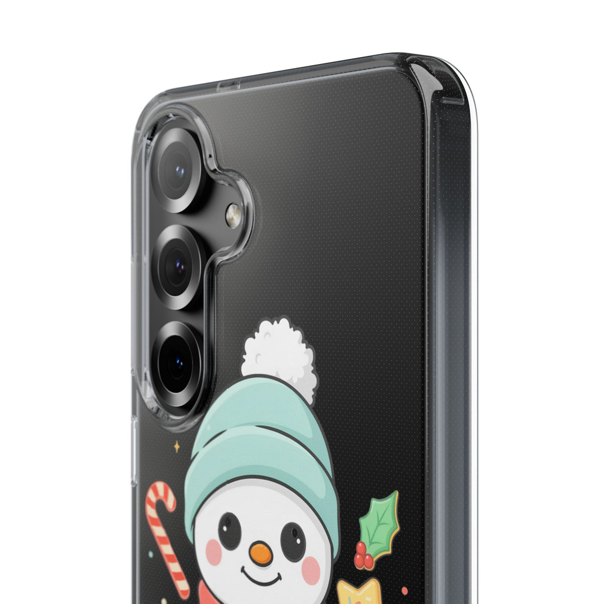 Christmas Snowman Phone Case, Cute Cookie Baker