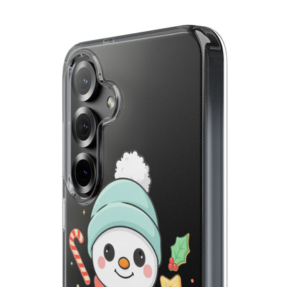 Christmas Snowman Phone Case, Cute Cookie Baker