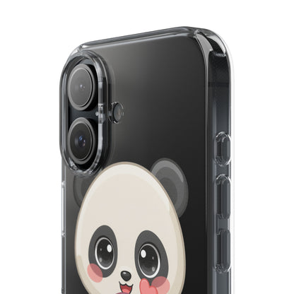 Kawaii Panda Phone Case with Donut