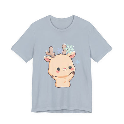 Kawaii Reindeer T-Shirt for Cute Winter Outfits