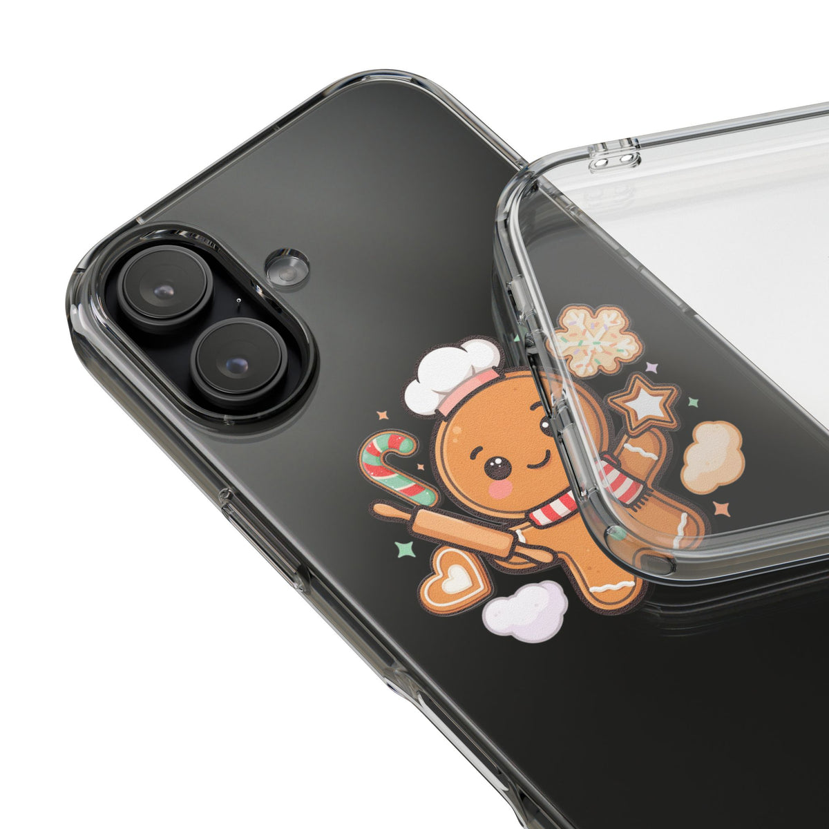Gingerbread Christmas Phone Case for Holiday Baking Fans