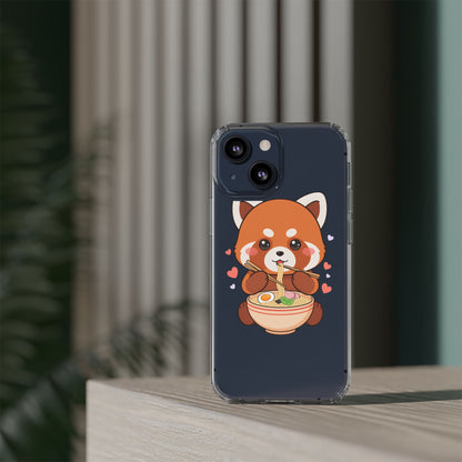 Red Panda Ramen Phone Case – Kawaii Food Lover Gift