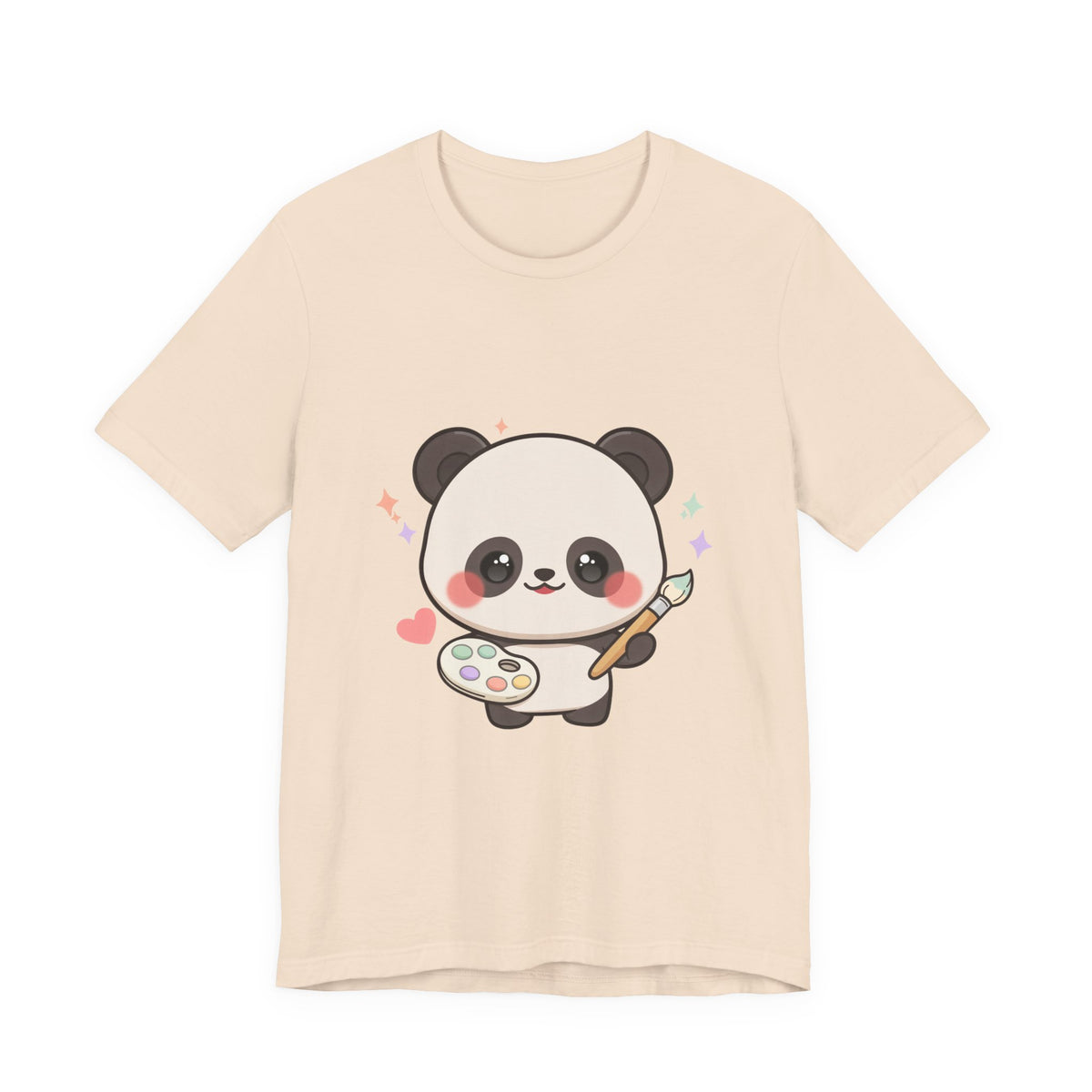 Kawaii Panda Artist T-Shirt for Creative Panda Fans