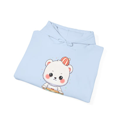 Christmas Cookie Baking Polar Bear Hoodie