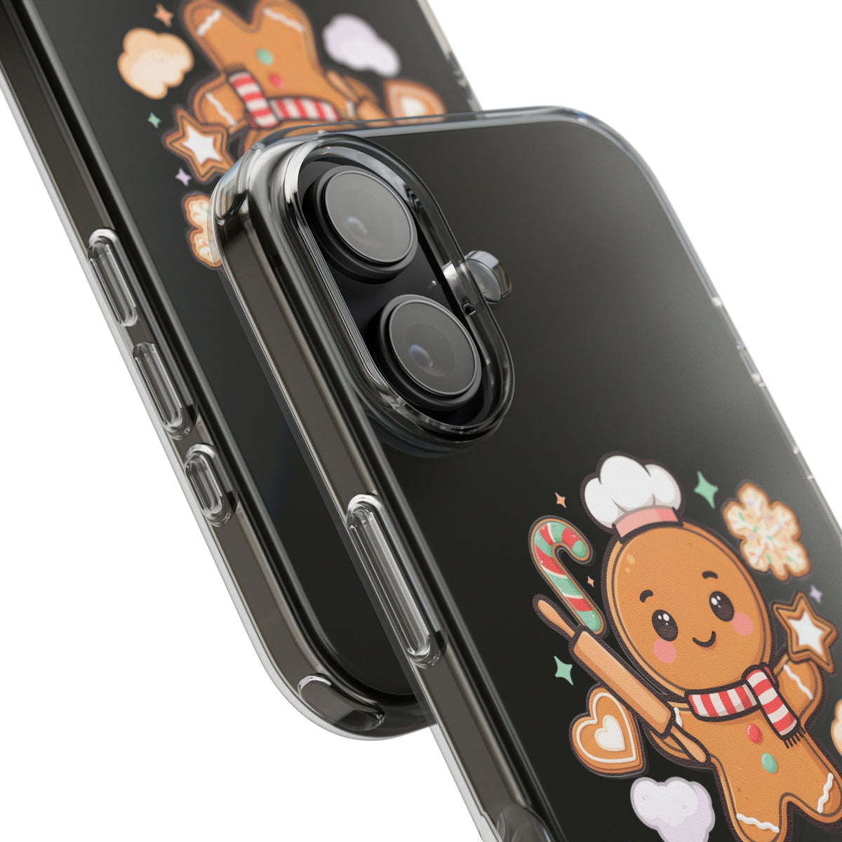 Gingerbread Christmas Phone Case for Holiday Baking Fans