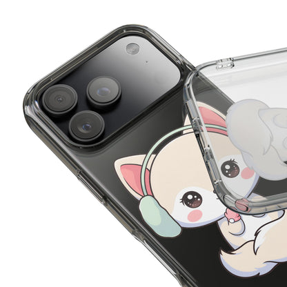 Kawaii Arctic Fox Phone Case – Cozy Winter Cutie