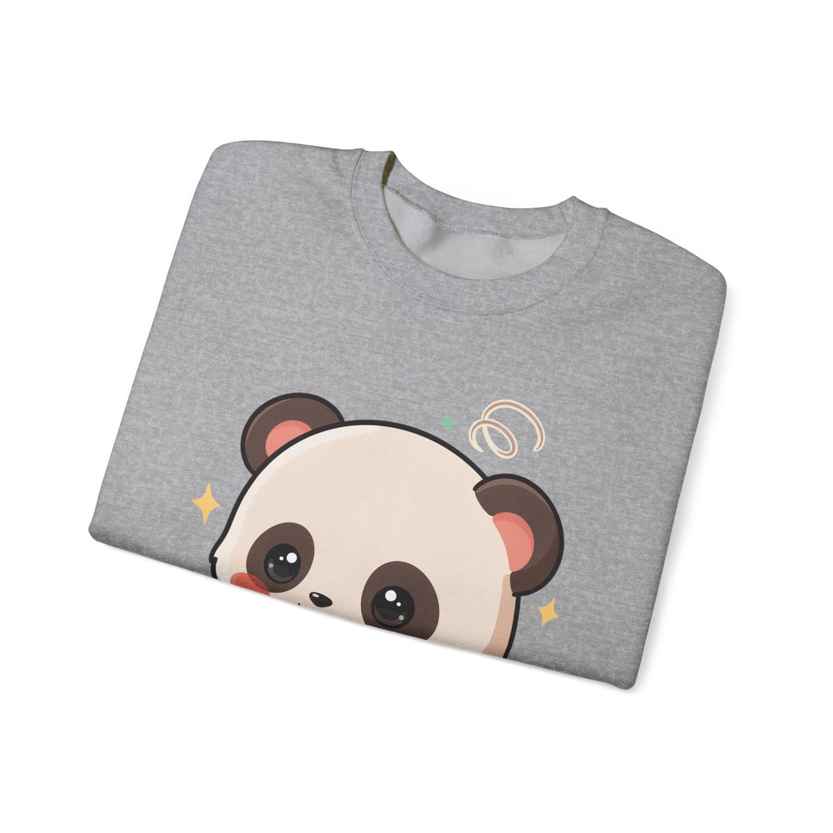 Cute Reading Panda Sweatshirt for Book Lovers