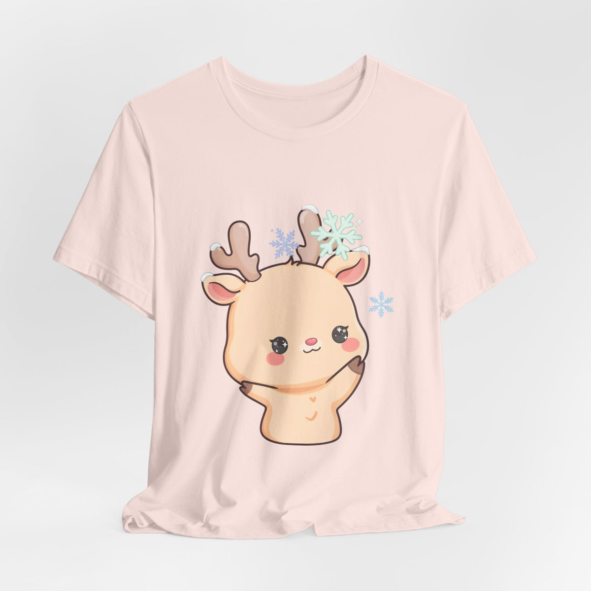 Kawaii Reindeer T-Shirt for Cute Winter Outfits