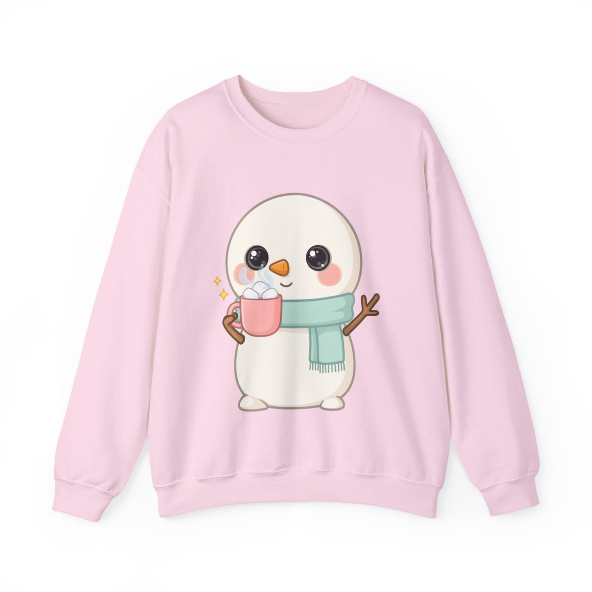 Kawaii Snowman Sweatshirt for Cozy Winter Days
