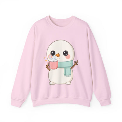 Kawaii Snowman Sweatshirt for Cozy Winter Days