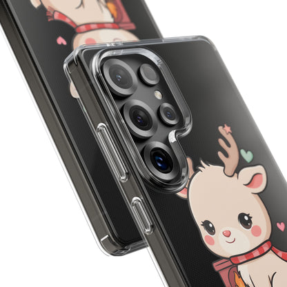 Kawaii Reindeer Phone Case for Cozy Holiday Cheer