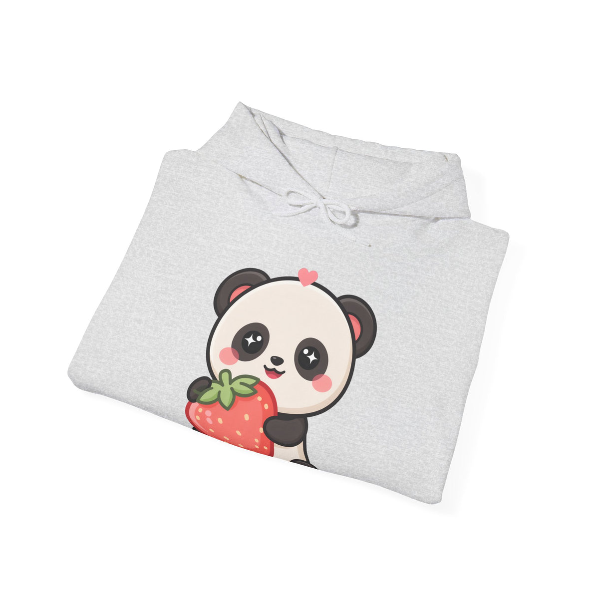 Kawaii Panda Strawberry Hoodie for Cute Style Fans