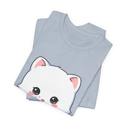 Kawaii Arctic Fox T-Shirt for Cozy Winter Gift Giving