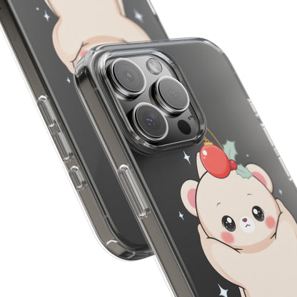 Kawaii Christmas Bear Phone Case for Cozy Holiday Days
